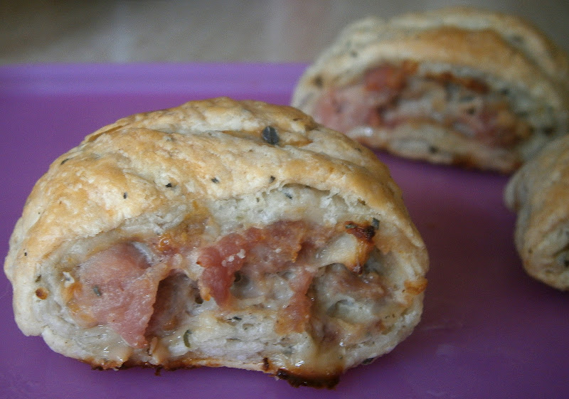 Eat Rainbow Love Herb puff pastry sausage rolls