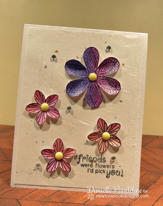 Beautiful Blossoms Card | Featuing Newton's Nook Designs Stamps | Created by Danielle Pandeline