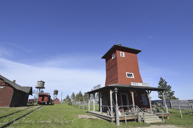 1880 Town - Dakota del Sur, almacén grano
