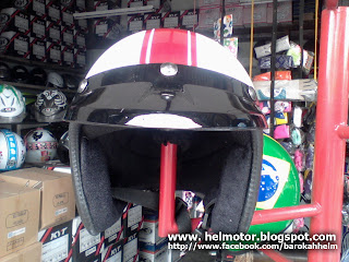 helm vespa PET Garis Merah ~ Helm Vespa