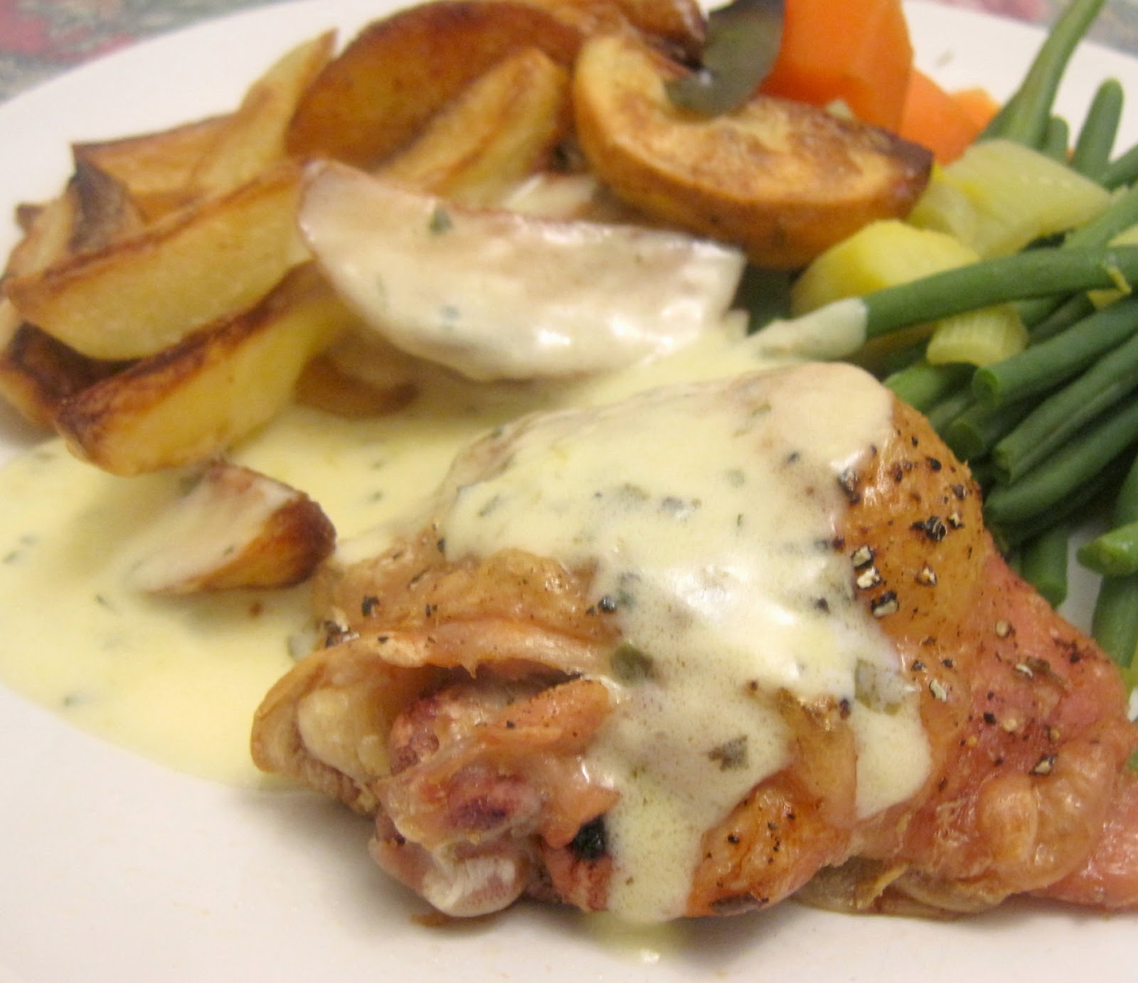 Lynne's Dinners More chicken! With tarragon velouté sauce