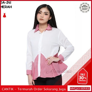 MNF143A107 Atasan Da Wanita 241 Panjang Tangan Kerja 2019 BMGShop