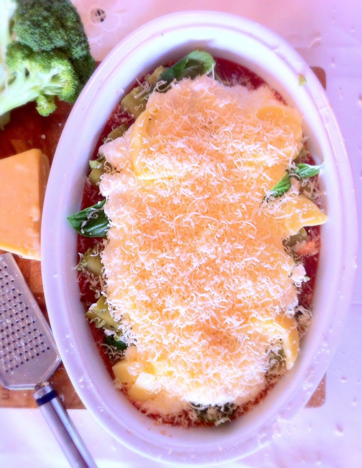 kayla marie's kitchen Baked Cauliflower and Broccoli Cannelloni