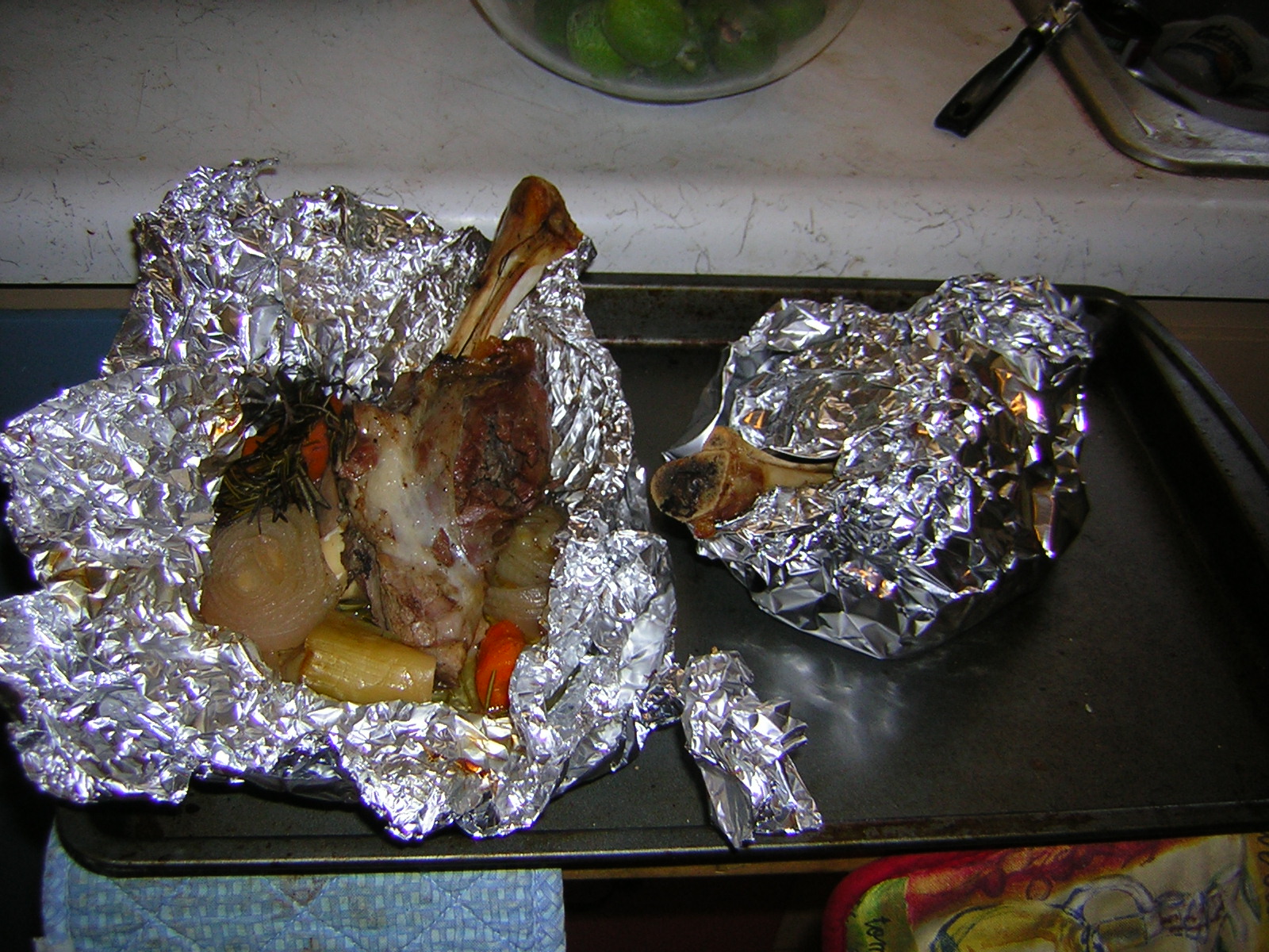 *Terra Garden* Lamb Shanks inspired by Jamie Oliver