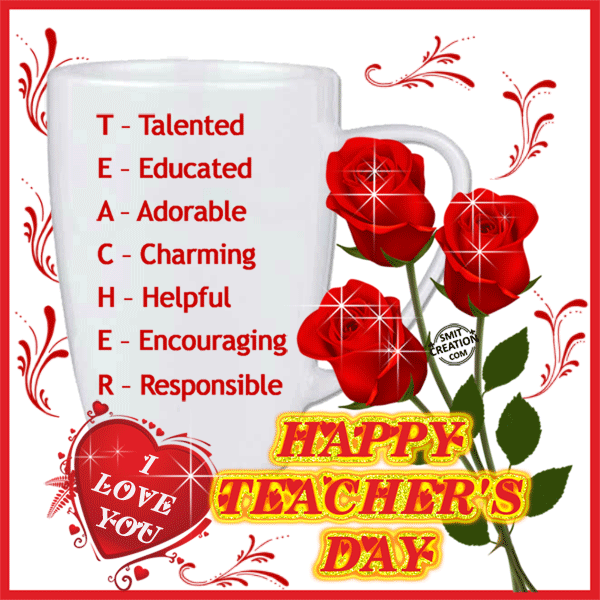 Happy Teachers Day Poems, Images, Animated GIF Photos Cards