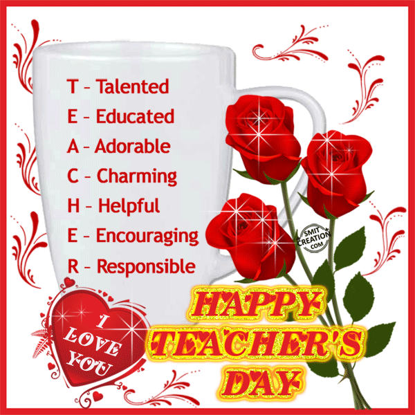 Happy Teachers Day Animated Picture