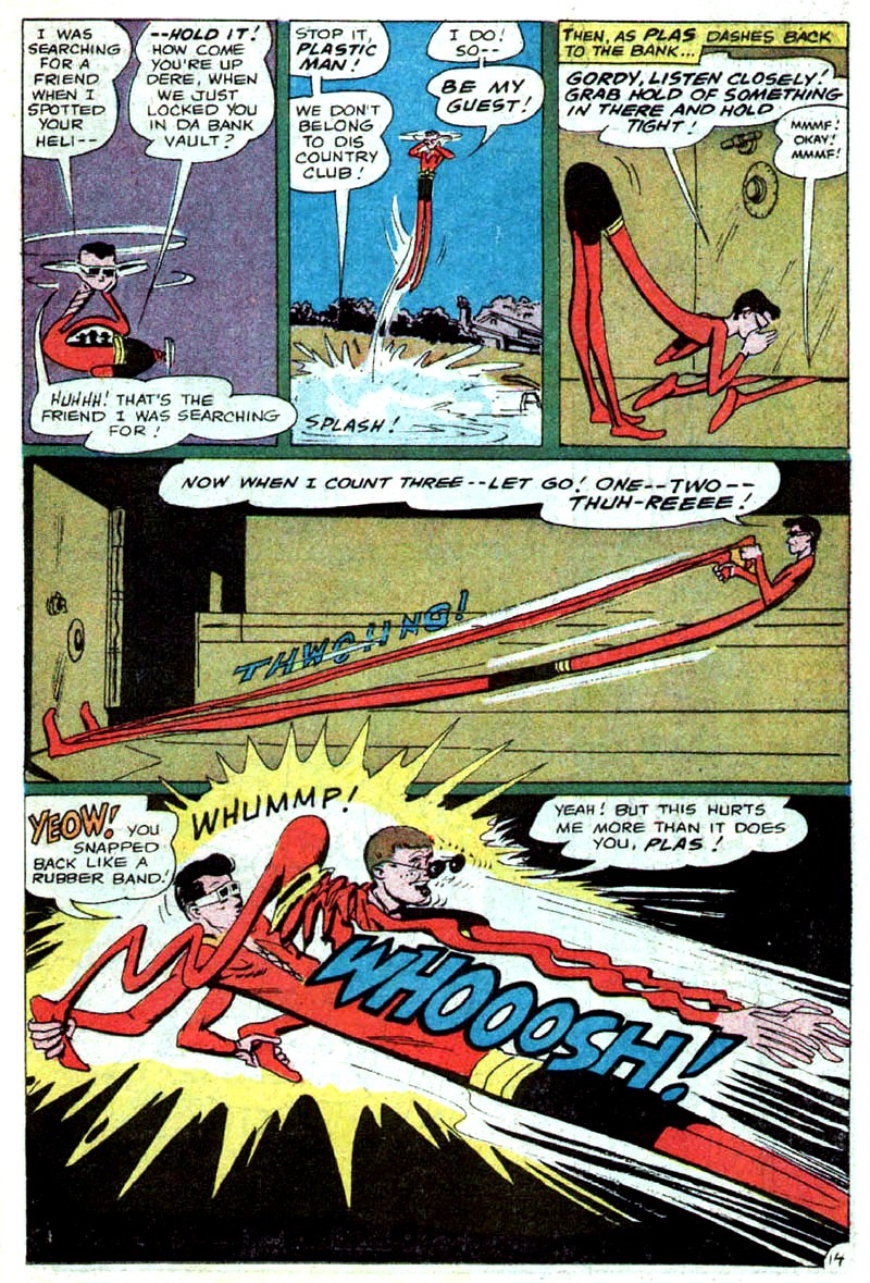 Read online Plastic Man (1966) comic -  Issue #10 - 19