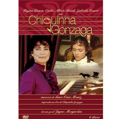 Reliquias da Tv Chiquinha Gonzaga (minissérie) Completa/Qualidade Boa/Dublado/6 dvd's Reliquias da Tv Chiquinha Gonzaga (minissérie) Completa/Qualidade Boa/Dublado/6 dvd's