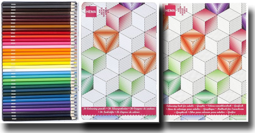 Hobby Alternatief: Review: kleurpotloden en kleurboek voor volwassenen