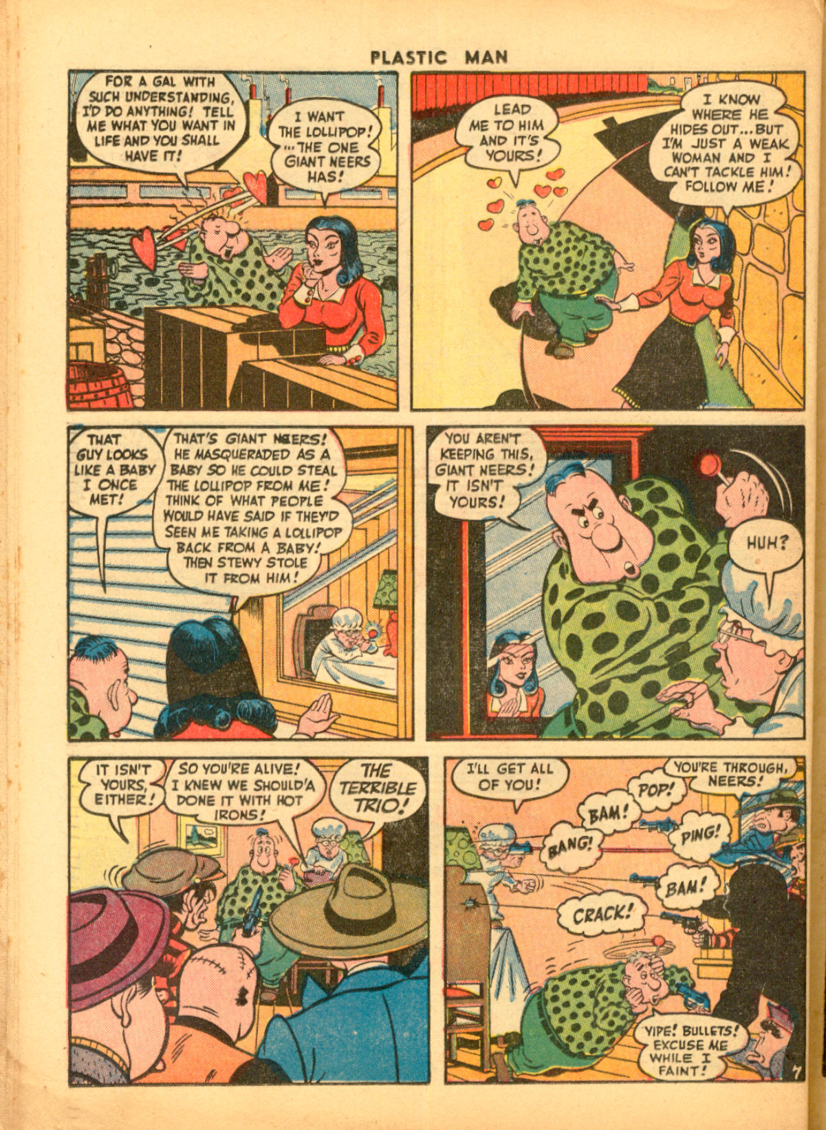 Read online Plastic Man (1943) comic -  Issue #4 - 32