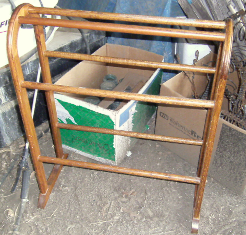 Full Circle Creations Painted quilt rack....