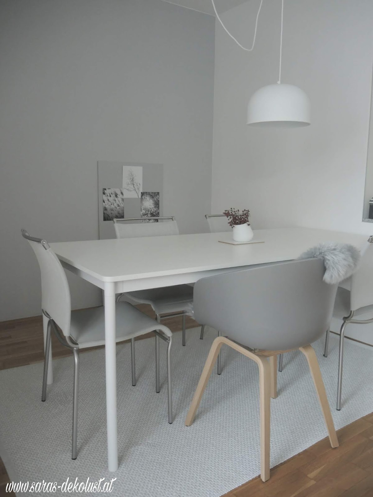 SARAS Dekolust: Minimalismus im Esszimmer SARAS Dekolust: Minimalismus im Esszimmer