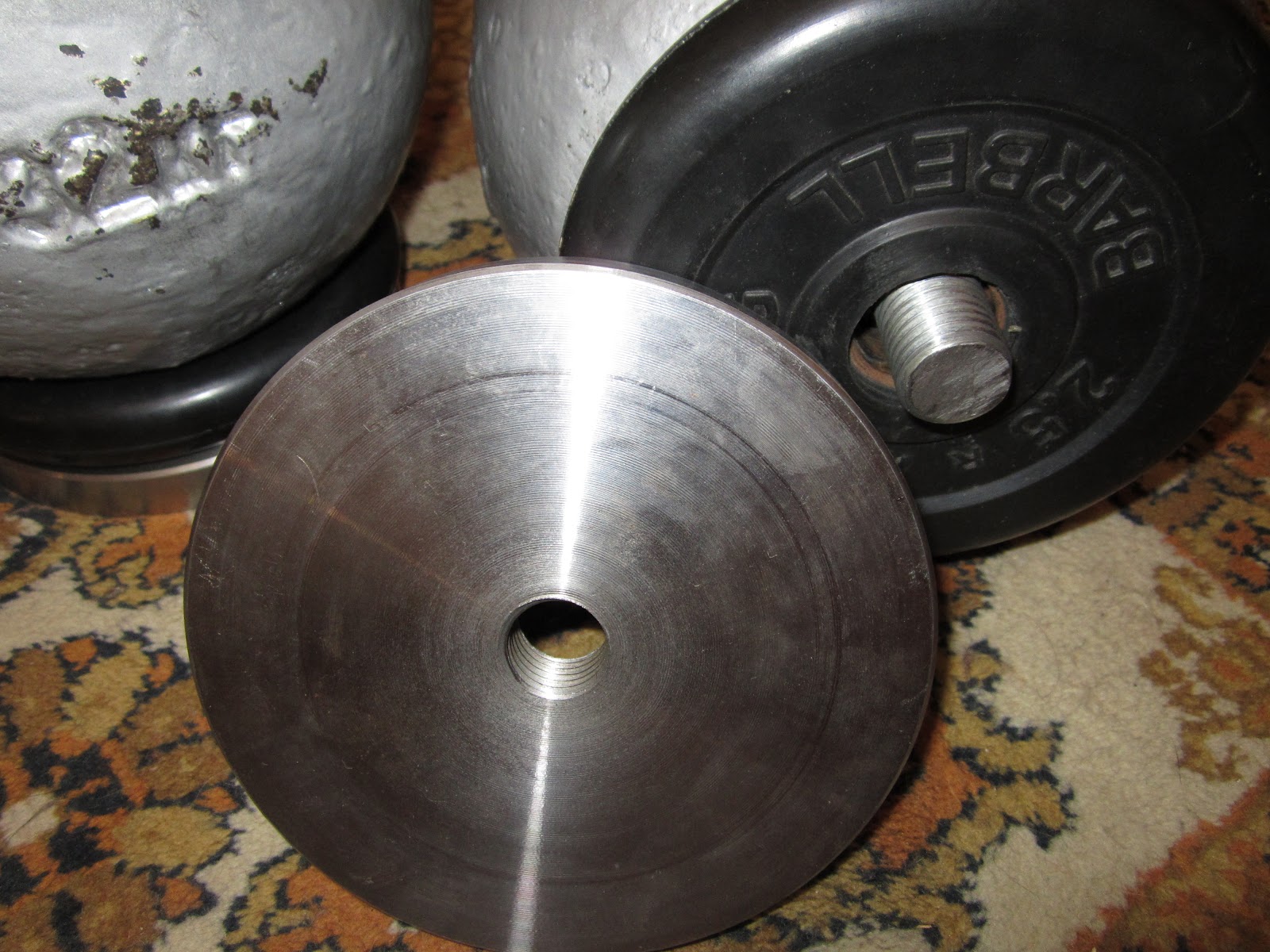 Гиря из пенопласта своими руками