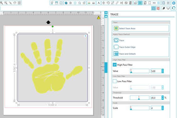 how to trace in silhouette studio, silhouette studio trace, how to trace in silhouette, inversion tracing, invert effect