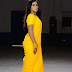Poorna Hot Looking Photos In Yellow Saree