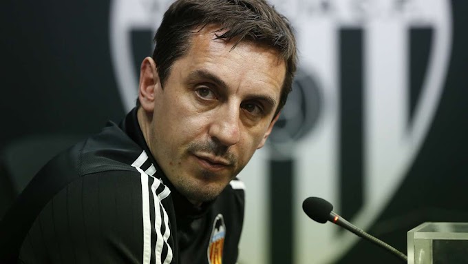 Gary Neville sacked as manager of Valencia CF.