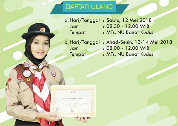 Penerimaan Peserta Didik Baru (PPDB) MTs NU Banat Kudus