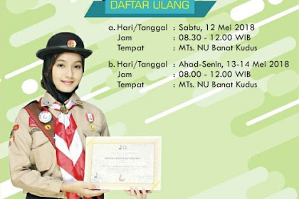 Penerimaan Peserta Didik Baru (PPDB) MTs NU Banat Kudus Tahun Pelajaran 2018/2019