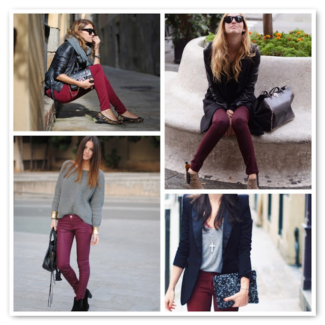 September's Crush of the Month: Burgundy Pants | Delightfully Noted