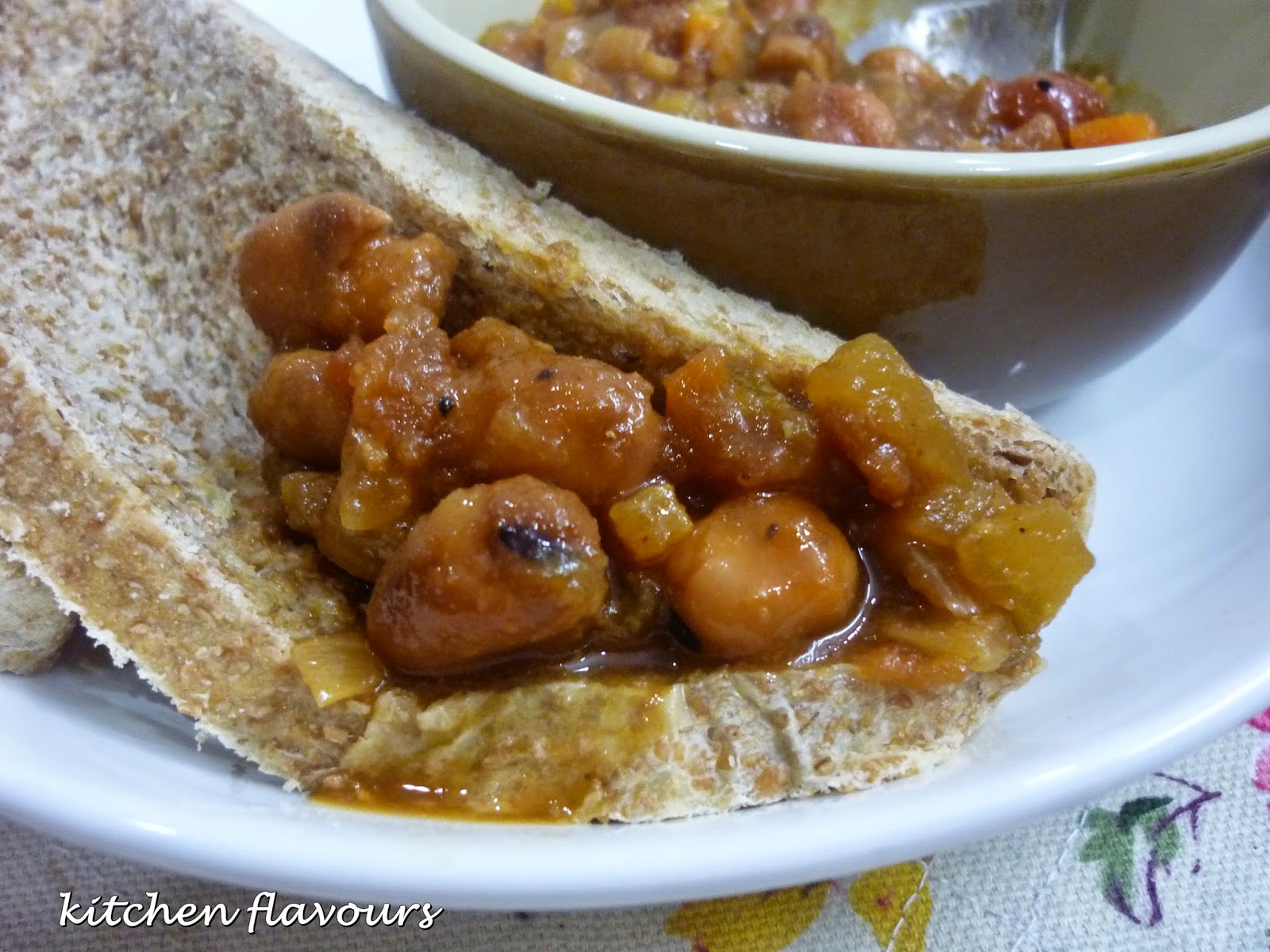 kitchen flavours Beans On Toast