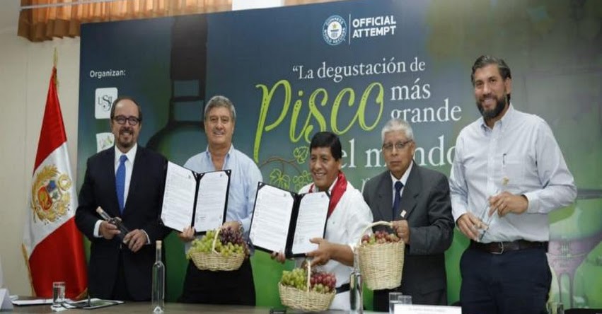 Buscan Récord Guinness con «la degustación de Pisco más grande del mundo» el domingo 28 de abril en Ica Buscan Récord Guinness con «la degustación de Pisco más grande del mundo» el domingo 28 de abril en Ica