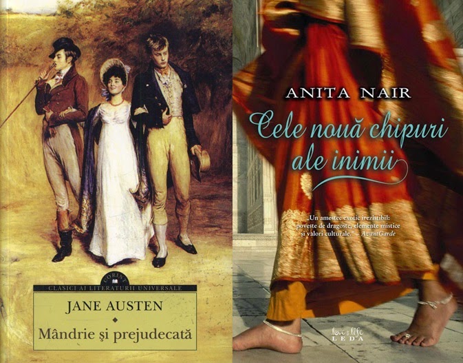 Mandrie si prejudecata de Jane Austen si Cele noua chipuri ale inimii de Anita Nair