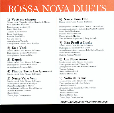 Celso Ricardo de Moraes "Bossa Nova Duets"