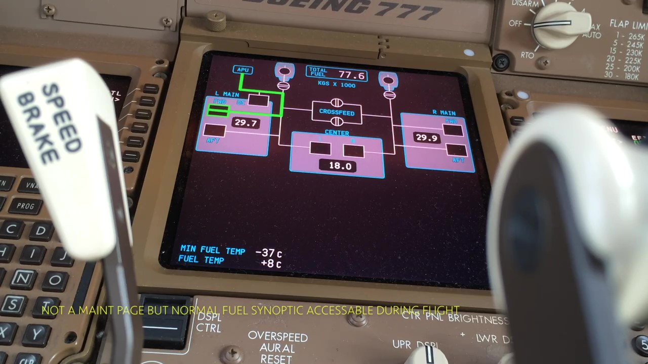 British Airways flight BA 38 accident and aviation fuel quantity