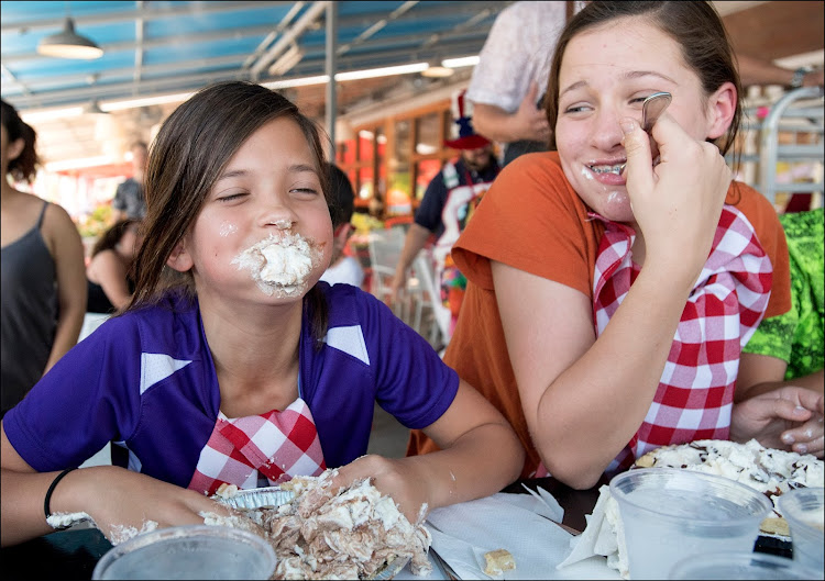 Pie Eating Contest.