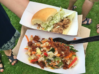 BBQ Pork Sliders with slaw and Summer Grain Salad from Saucisson