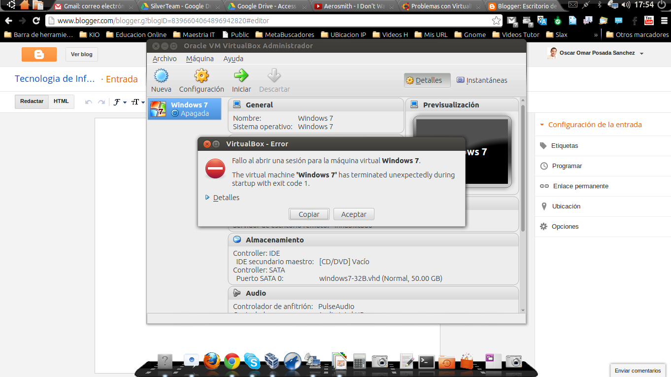 Tecnología de Información Kernel driver not installed (rc=1908
