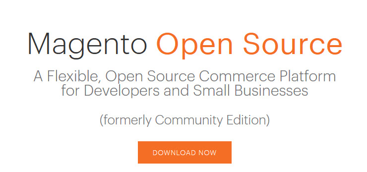 Magento open source software