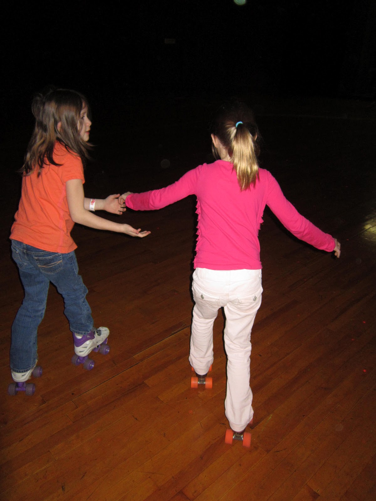 The Henderson Family Roller Skating