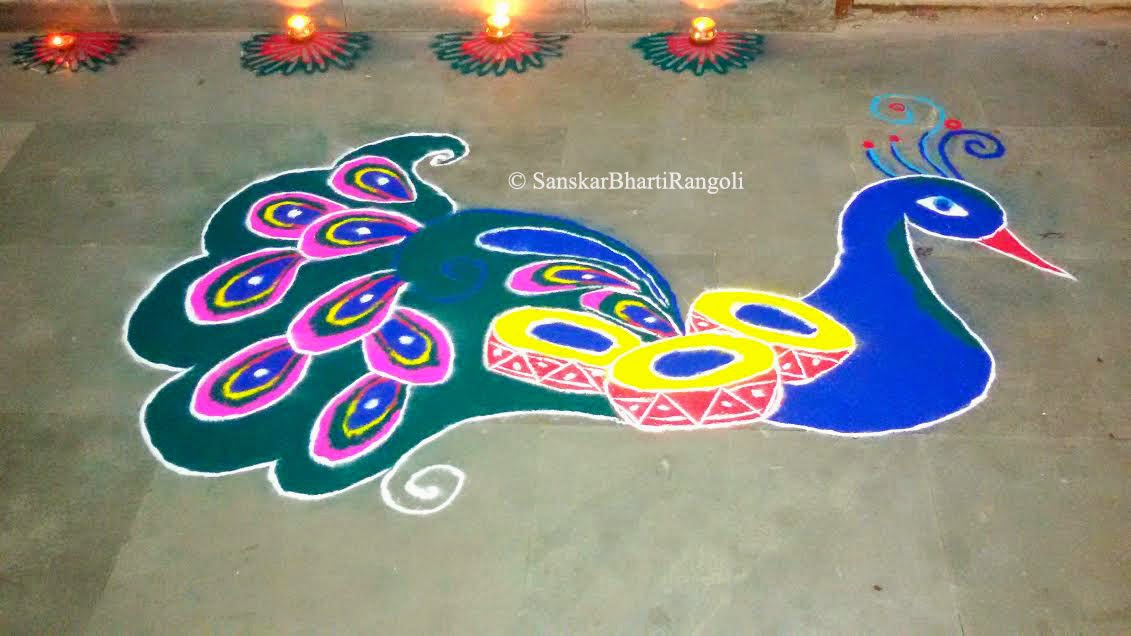 SBR's Rangoli Competition Entries - Jan 2015 - Sanskar Bharti Rangoli