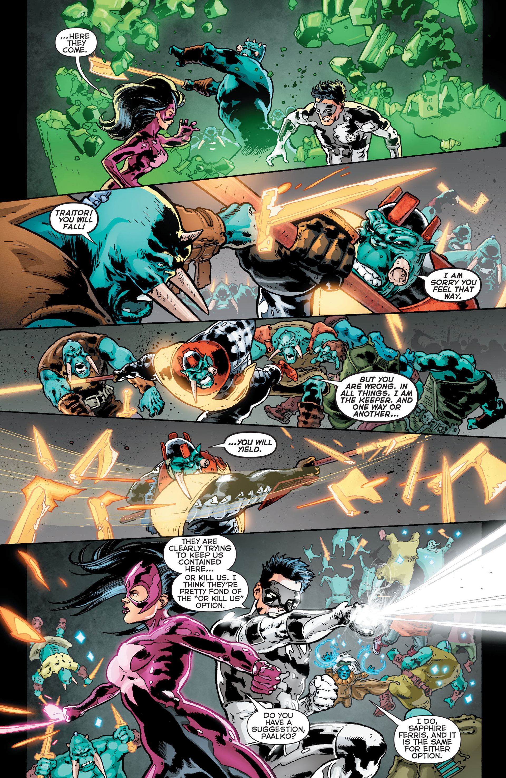 Read online Green Lantern: New Guardians comic -  Issue #27 - 13