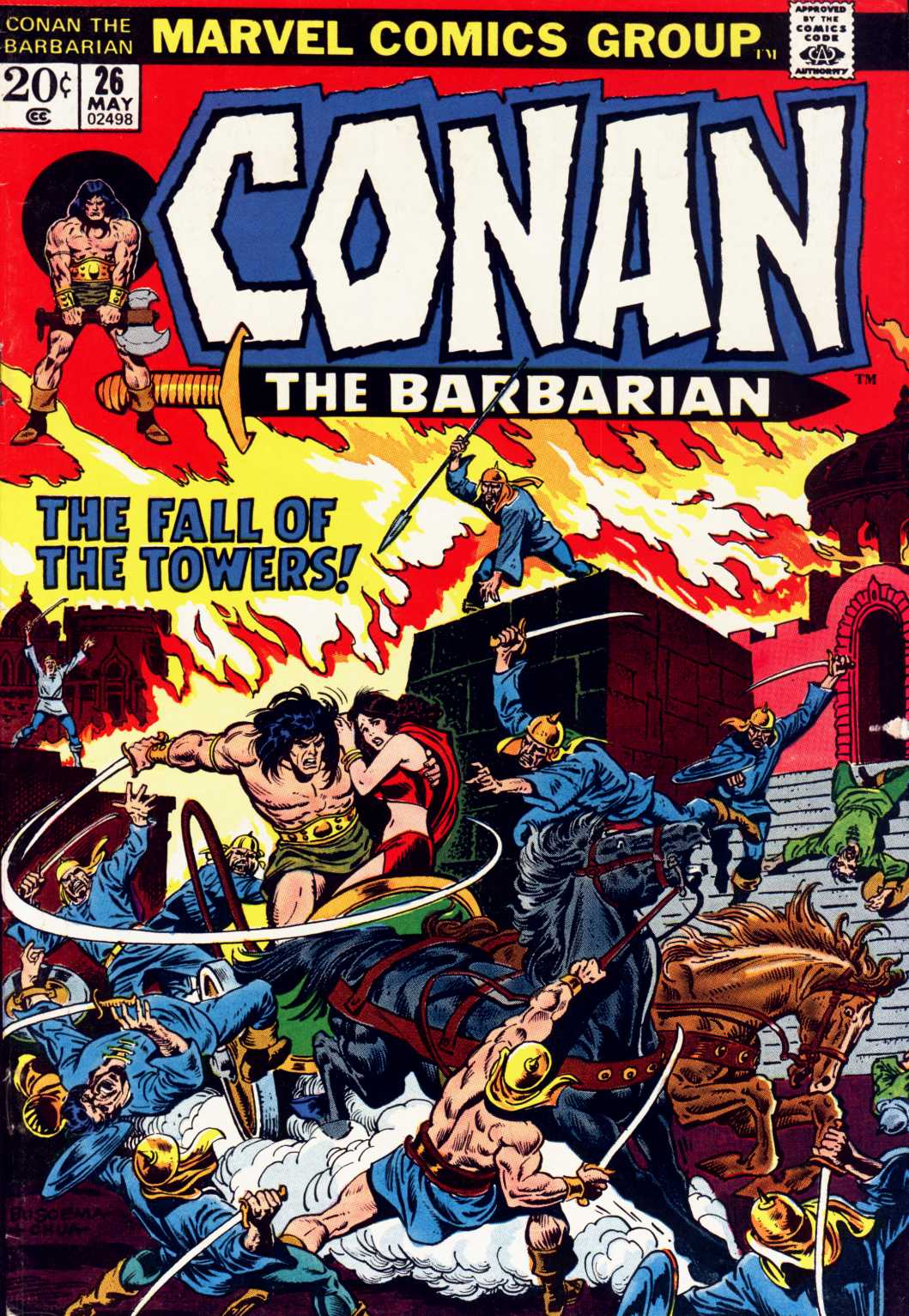 Read online Conan the Barbarian (1970) comic -  Issue #26 - 1