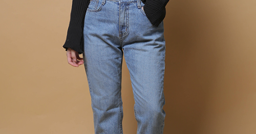 [Stylenanda] Faded Regular Rise Jeans | KSTYLICK - Latest Korean ...