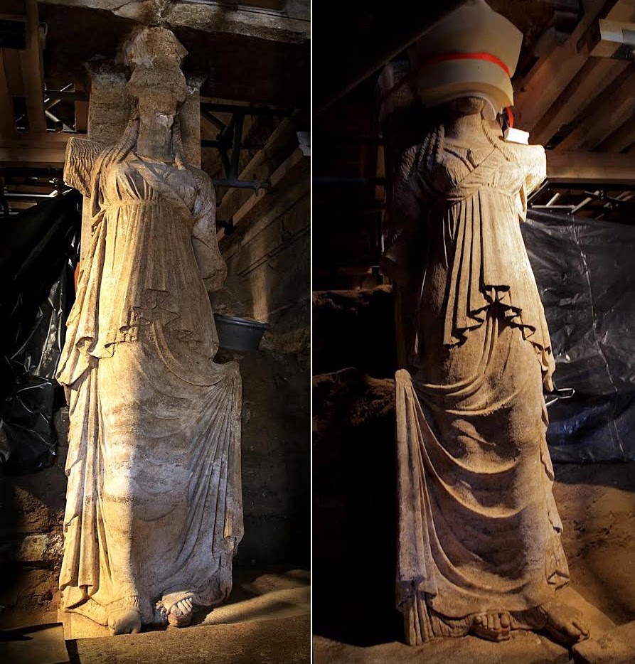 New photos of Amphipolis Caryatids released