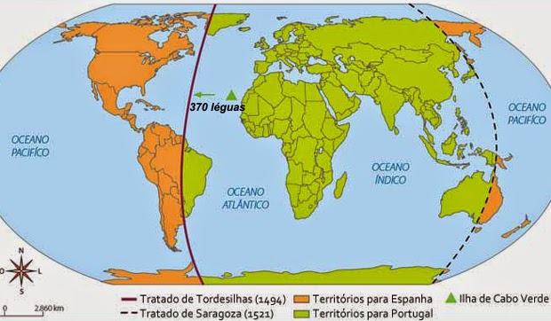 5 Setembro 1494 - D.João II ratifica Tratado de Tordesilhas