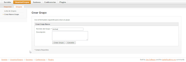 Openfire - Grupo
