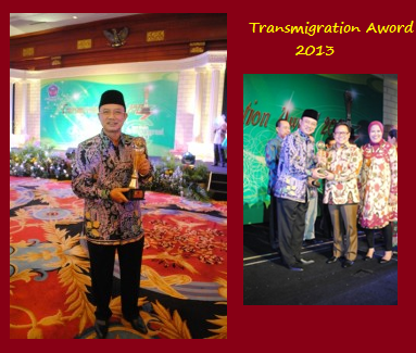 Kabupaten Ngawi Menerima Anugerah Transmigration Award 2013