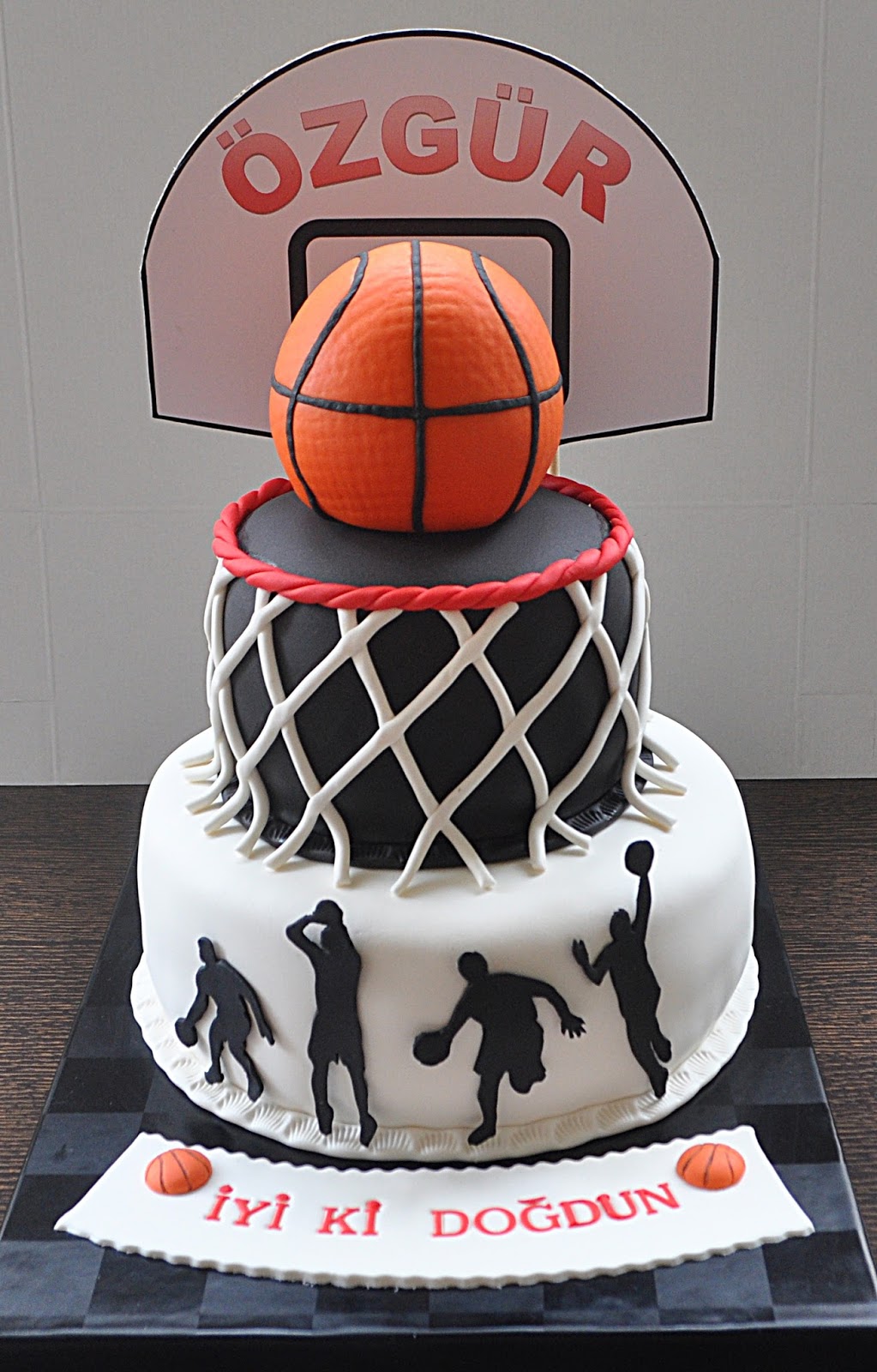 İKİZ DÜŞLER Basketbol Temalı Pasta ve Kurabiye