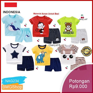 NAG234 Setelan Baju Bayi 0 2 Thn Import Laki Bmgshop