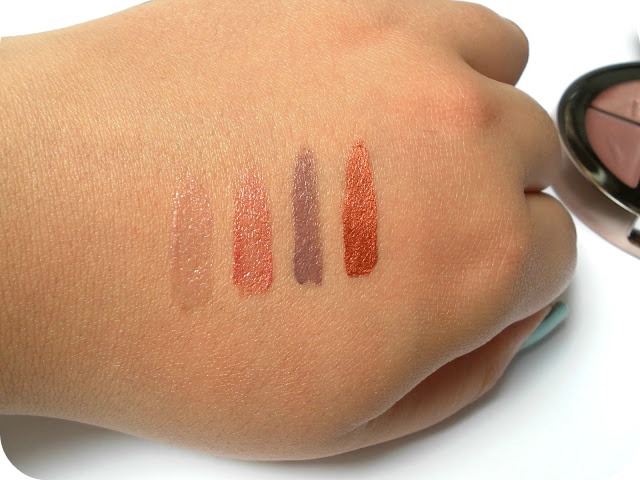 A picture of the Sunkissed Bronzing Radiance Compact lipstick swatches