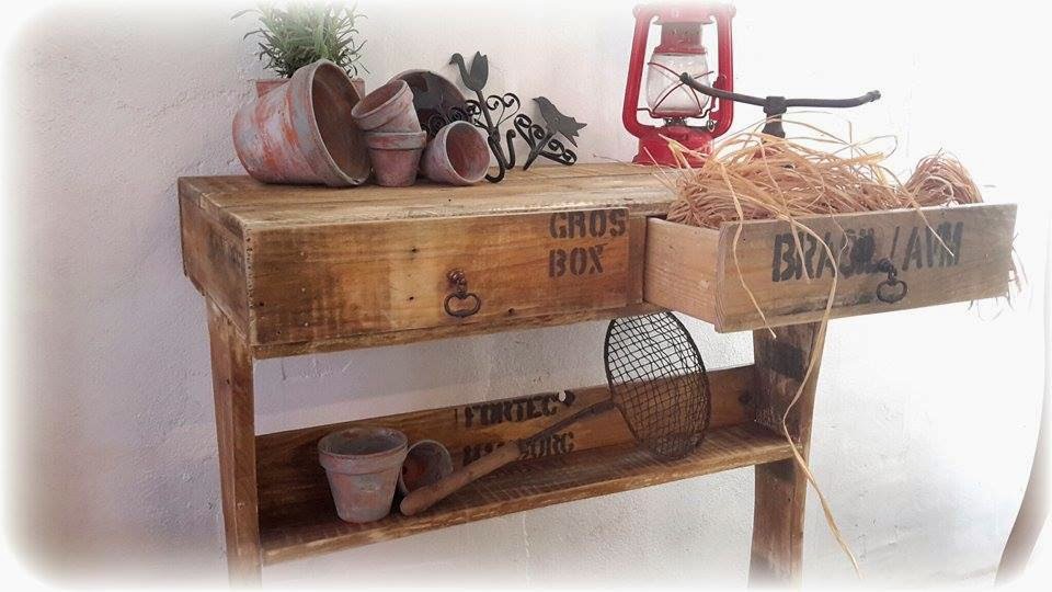 Shabby Lieblingsdesign: Upcycling Fieber....Pflanztisch
