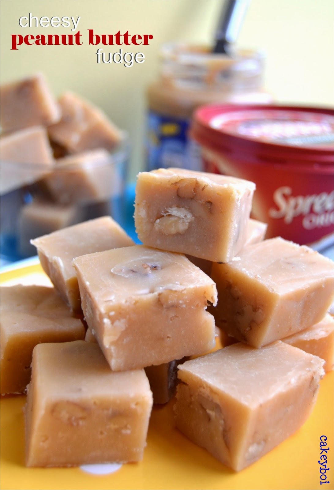 Cakeyboi Cheesy Peanut Butter Fudge