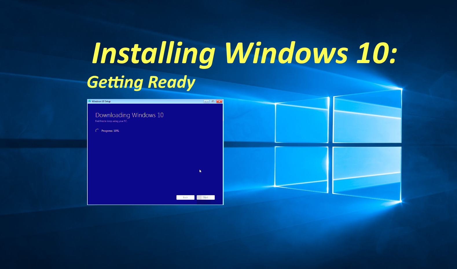 Info Tech as I see it: Windows 10 alternative installation