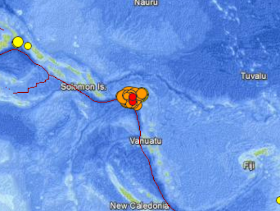 Solomon Islands Tsunami strikes