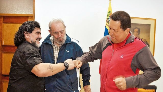 Güzel İnsanlar...Diego,Chavez ve Fidel...