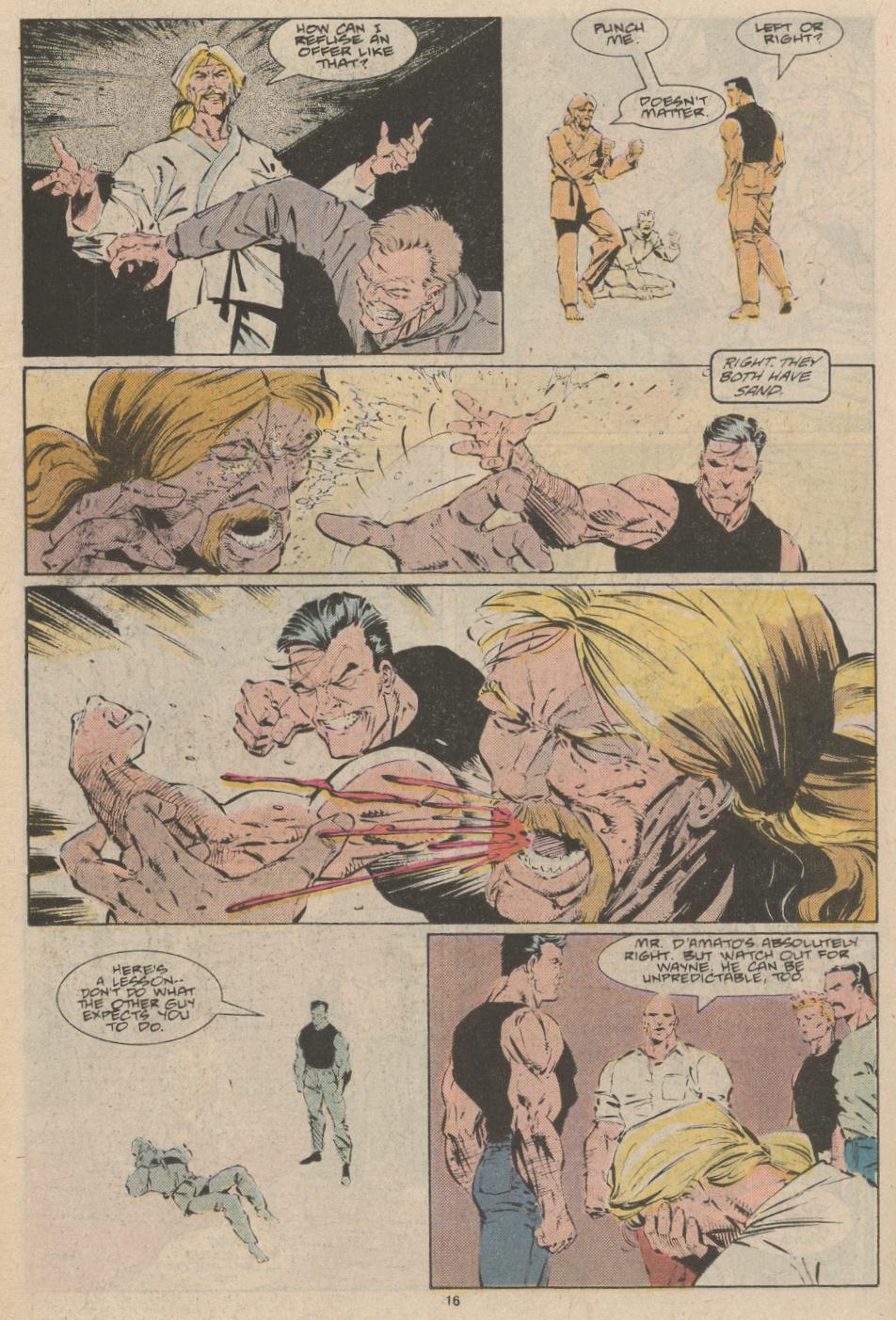 Read online The Punisher (1987) comic -  Issue #22 - Ninja Training Camp - 13